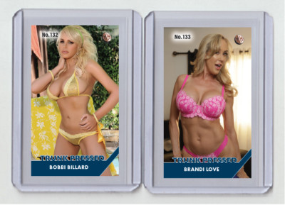 Bobbi Billard rare MH Trunk Pressed #'d x/3 Tobacco card no. 132