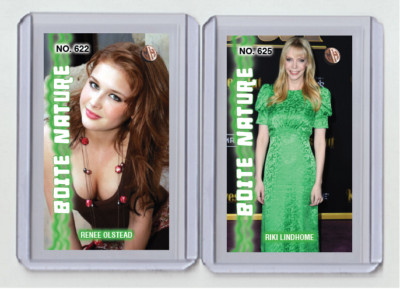 Renee Olstead rare MH Boite Nature #'d x/3 Tobacco card no. 622