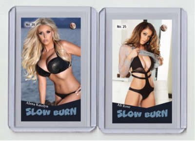 Alana Katelyn rare MH Slow Burn #'d x/3 Tobacco card no. 20