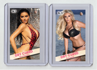 Alana Katelyn rare MH Dry Cured #'d x/3 Tobacco card no. 24