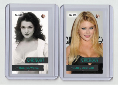 Renee Olstead rare MH Cheroot #'d x/3 Tobacco card no. 655