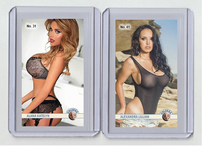 Alana Katelyn rare MH Culebra #'d x/3 Tobacco card no. 31