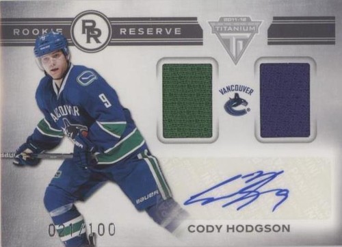 2011-12 Panini Titanium - Cody Hodgson #10