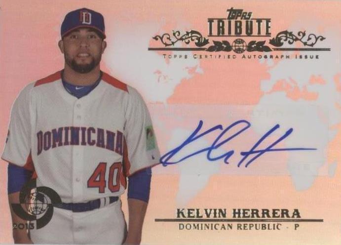 2013 Topps Tribute WBC - Kelvin Herrera #WTA-KH
