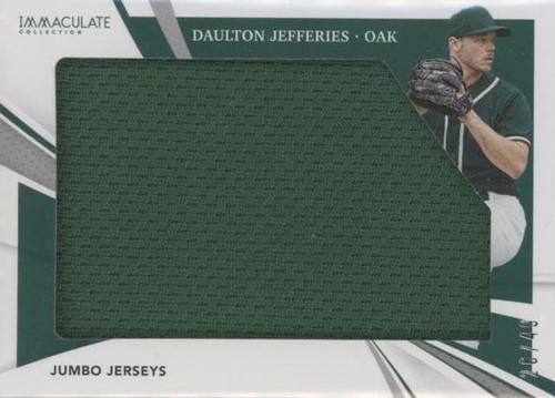 2021 Panini Immaculate Collection - Daulton Jefferies #JJ-DJF