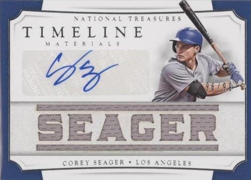 2017 Panini National Treasures - Corey Seager #TMSN-CS