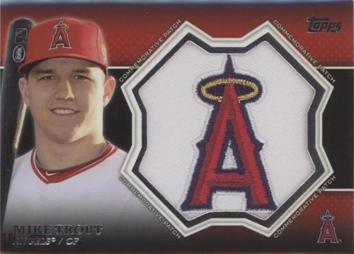 Mike Trout, 2014 Topps Commemorative Team Logo Patch CP-7