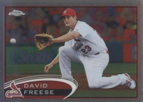 2012 Topps Chrome - David Freese #104