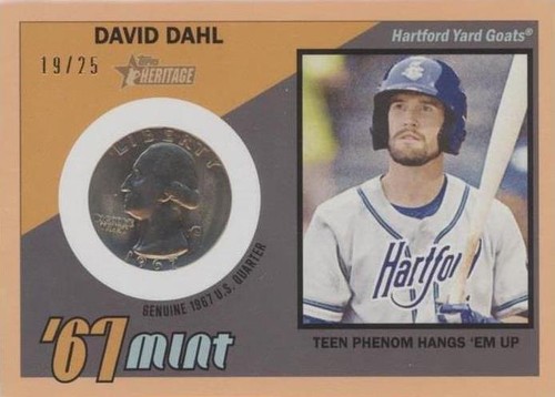 2016 Topps Heritage Minor League Edition - David Dahl #67M-DD