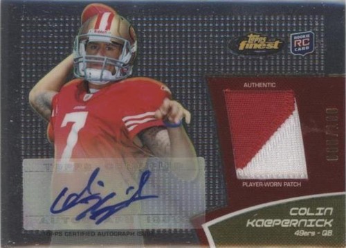 2011 Topps Finest Colin Kaepernick #RAP-CK
