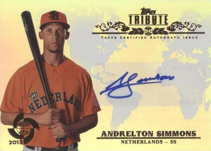 Topps Tribute WBC 2013 - Andrelton Simmons #WTA-AS