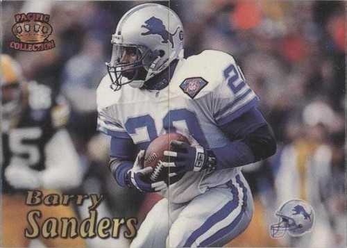 1995 Pacific Triple Folders Barry Sanders #35