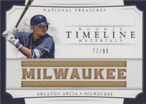 2017 Panini National Treasures - Orlando Arcia #TRM-OA