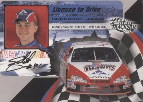 2002 Press Pass Trackside - Buckshot Jones #LD 16