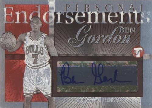 2004-05 Topps Pristine - Ben Gordon #PE-BG