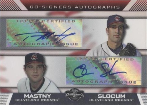 TOPPS COーSIGNERS autograph 2007 Topps Co-Signers Yankees Cut Signatures #YCS2 Alex
