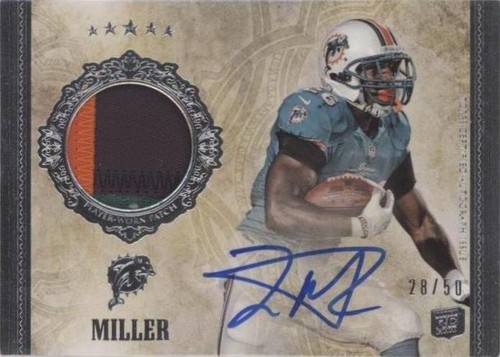 2012 Topps Five Star Lamar Miller #163