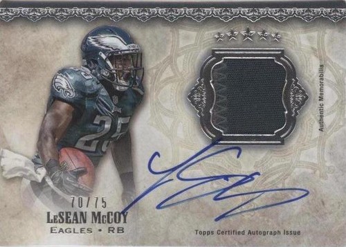 2012 Topps Five Star LeSean McCoy #FSSP-LM