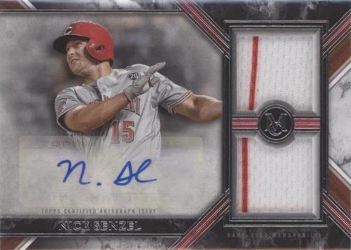 2022 Topps Museum Collection - Nick Senzel #SWDRA-NS