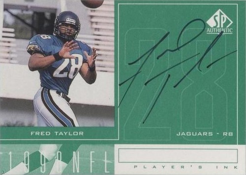 1998 SP Authentic Fred Taylor #FT