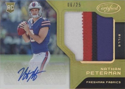 2017 Panini Certified Nathan Peterman #240