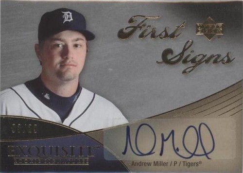 2007 Upper Deck Exquisite Rookie Signatures - Andrew Miller #FS-AM