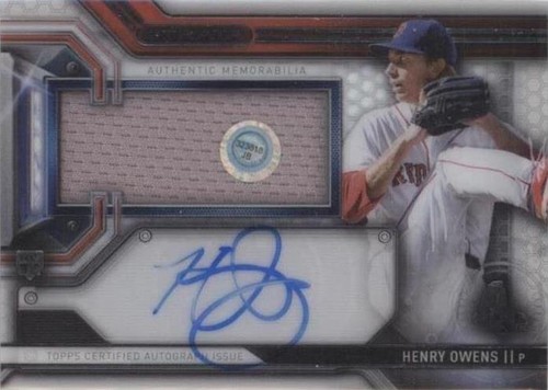 2016 Topps Strata - Henry Owens #CAAR-HOW