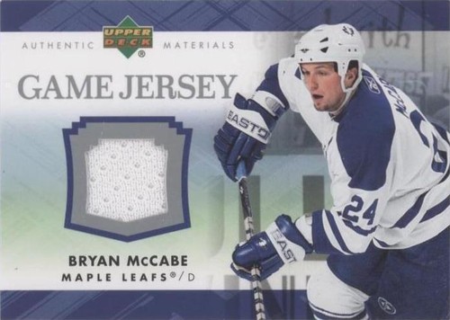 2007-08 Upper Deck - Bryan McCabe #J-MC
