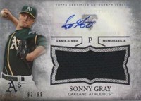 2015 Topps Triple Threads - Sonny Gray #UAJR-SG