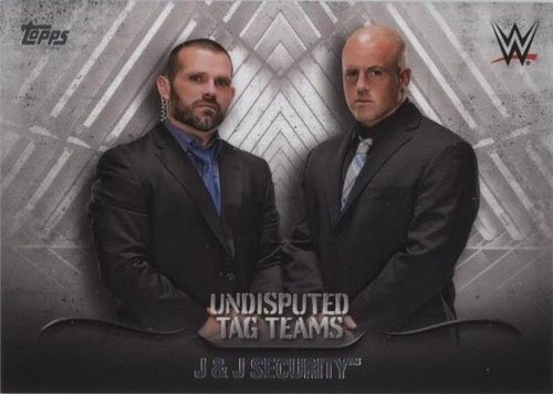 2016 Topps WWE Undisputed - J & J Security #UTT-19