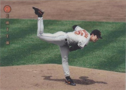 1997 Pinnacle Zenith - Mike Mussina #33