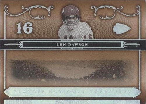 2006 Playoff National Treasures Len Dawson #87