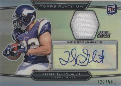 2010 Topps Platinum Toby Gerhart #ARP-TG
