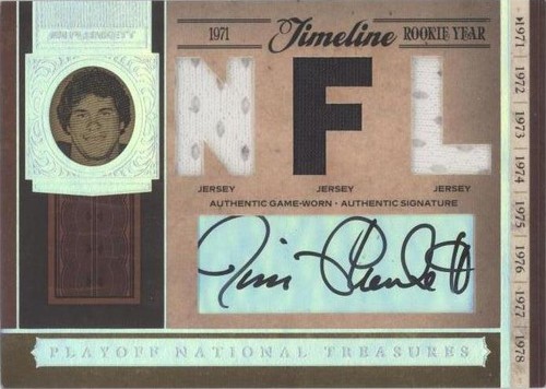 2006 Playoff National Treasures Jim Plunkett #TL-JP