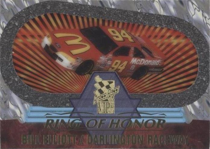 1997 Press Pass VIP - Bill Elliott #RH 12