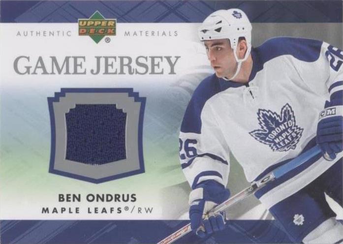 2007-08 Upper Deck - Ben Ondrus #J-ON