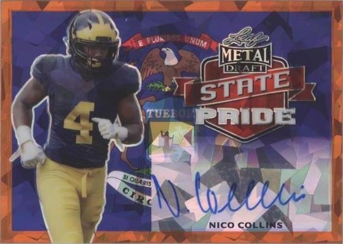 2021 Leaf Metal Draft Nico Collins #SP-NC1