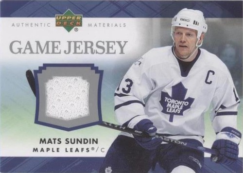 2007-08 Upper Deck - Mats Sundin #J-SU