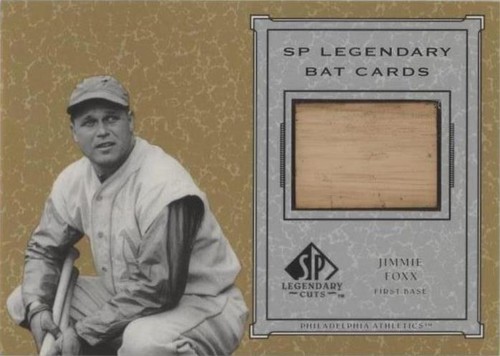 2001 SP Legendary Cuts - Jimmie Foxx #B-JF