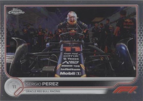 TOPPS CHROME F1 SERGIO PEREZ ペレス 世界199枚 2023 Topps Chrome Formula 1 Sergio Perez #103 Purple Checker