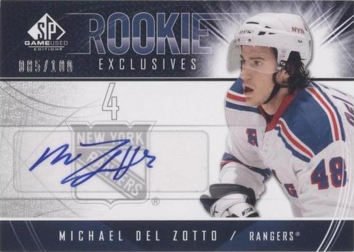 2009-10 SP Game Used Edition - Michael Del Zotto #RE-DE