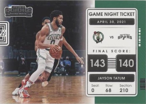 2021-22 Panini Contenders - Jayson Tatum #18