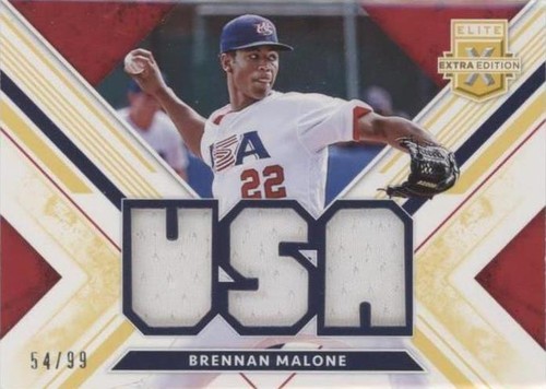 2019 Panini Elite Extra Edition - Brennan Malone #USA-BM
