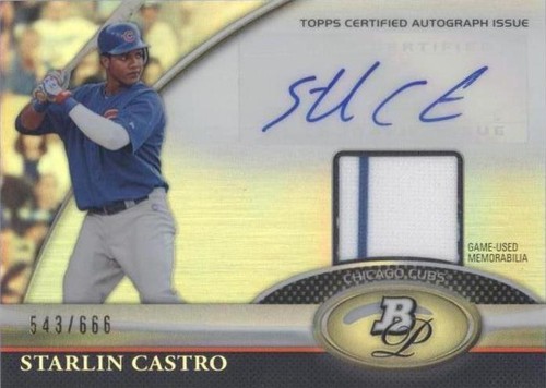 2011 Bowman Platinum - Starlin Castro #BAR-SC