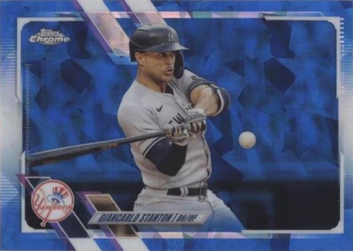 2021 Topps Chrome Sapphire Edition - Giancarlo Stanton #642