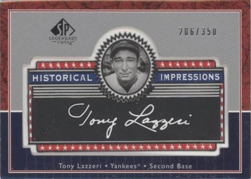 2003 SP Legendary Cuts - Tony Lazzeri #L-TL
