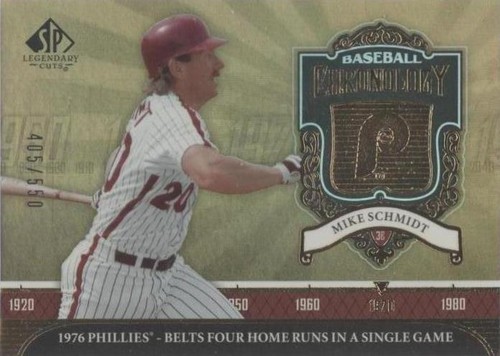 2006 SP Legendary Cuts - Mike Schmidt #BC-MS