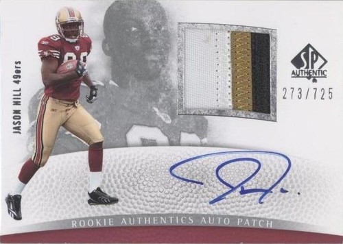 人気商品の再入荷情報をお届け！ Authentics SP Deck Upper 2008 ROOKIE Hill Jason Patch Auto スポーツ選手