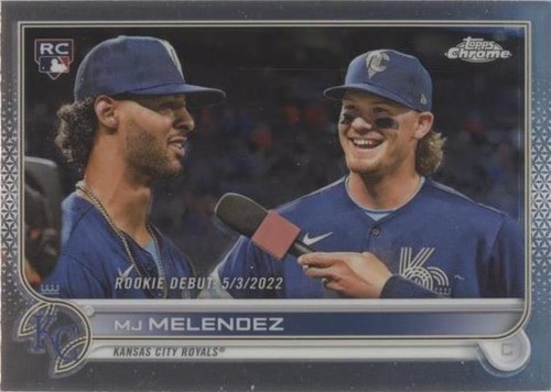 2022 Topps Chrome Update Series - Bobby Witt Jr. MJ Melendez #USC84