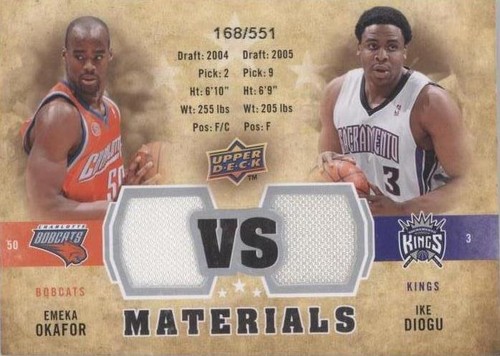 2009-10 Upper Deck - Ike Diogu/Emeka Okafor #VS-OD